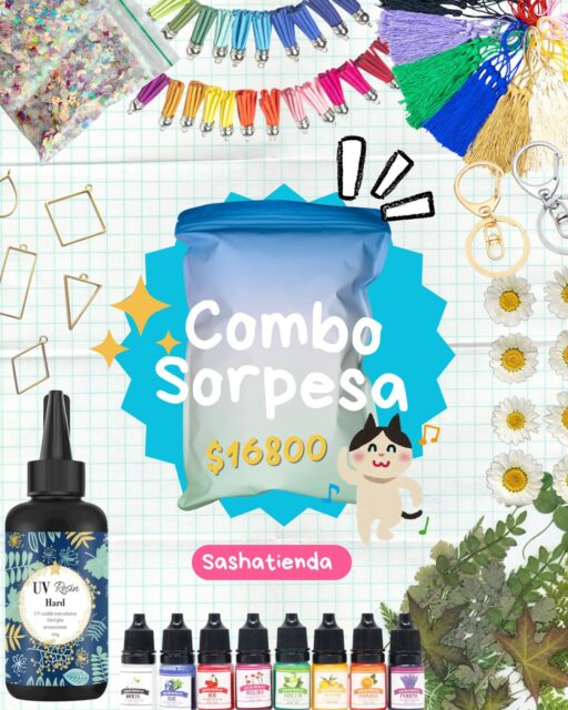 🌟 Resina UV Pack Sorpresa 🌟
¡Para tus momentos de manualidades, te preparamos un combo lleno de sorpresas! ✨
Resina UV + varias cosas increíbles.
Dijes, llaveros… ¡cada apertura es una emoción total!
Una elección super rendidora y con precio en oferta ahora mismo. ¡Vale la pena para toda persona que ama crear! 💖
¿Vos qué vas a hacer con él? ¡Contame en los comentarios! 👇#resina #resinauv #resinaart #resinaartesanal #resinamanualidades