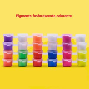 Pigmento Fosforescente Pintura 6u Arte Dibujo Resina Uv Epoxi