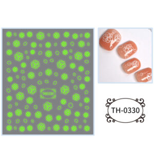 Stickers para Uñas Encapsular en Resina Peces Estrellas Lunas Corazón Fosforescente - Image 4