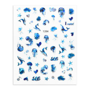Combo x3 Stickers Encapsular En Resina Flores Mariposas Animales Marinos - Image 7