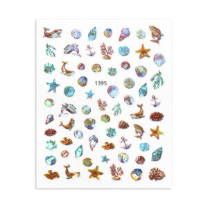 Combo x3 Stickers Encapsular En Resina Flores Mariposas Animales Marinos - Image 8