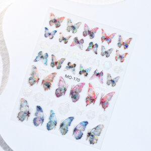 Combo x3 Stickers Encapsular En Resina Flores Mariposas Animales Marinos - Image 10