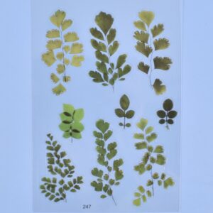 Combo x3 Stickers Encapsular En Resina Flores Mariposas Animales Marinos - Image 14