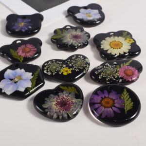 Molde Silicona Dije Llavero Flor Corazón Estrella Gota Resina UV Epoxi - Image 6