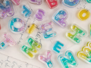 Molde Silicona Letras Shaker Con Placas Resina Uv Epoxi - Image 3