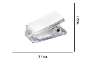 Molde Silicona Clip Cuadrado Corazón Resina Uv Epoxi - Image 4