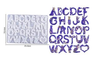 Molde Silicona Letras Gatos Gatitos Llavero Resina Uv Epoxi - Image 3