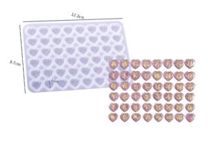Combo x2 Molde Silicona Letras Números Dije Colgante Resina UV Epoxi - Image 3