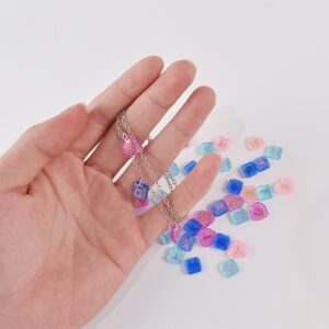Combo x2 Molde Silicona Letras Números Dije Colgante Resina UV Epoxi - Image 4