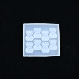 Molde Silicona 8 Osos Ositos Dijes Resina UV Epoxi - Image 3