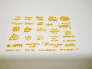 Stickers para Uñas Encapsular en Resina Peces Estrellas Lunas Corazón Fosforescente - Image 12