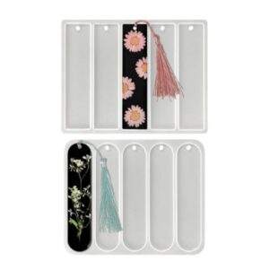 Molde Silicona Marca Página Señalador Resina Uv Epoxi