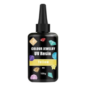 Resina UV Cristal Con Color Semitransparente 100g Dura Diluida Artesanía Joyería - Image 3