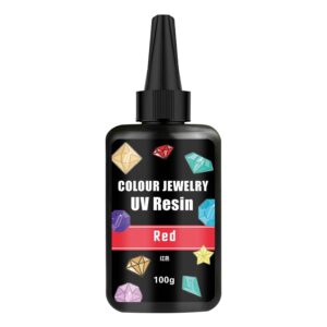 Resina UV Cristal Con Color Semitransparente 100g Dura Diluida Artesanía Joyería - Image 4
