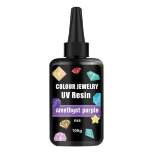Resina UV Cristal Con Color Semitransparente 100g Dura Diluida Artesanía Joyería - Image 5