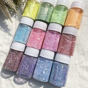 Combo x13 Glitter Purpurina Ensueño Uña Resina Uv Epoxi