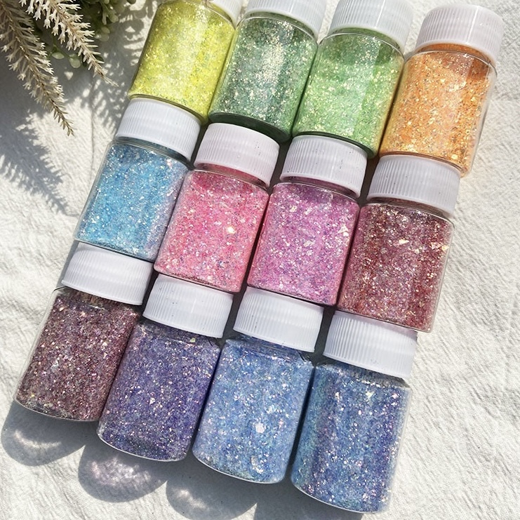 Combo x13 Glitter Purpurina Ensueño Uña Resina Uv Epoxi