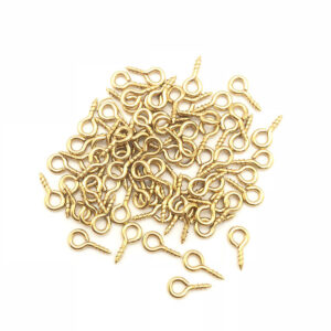 Pitones KC Dorado Niquel para Dije Llavero Bijou Artesanal