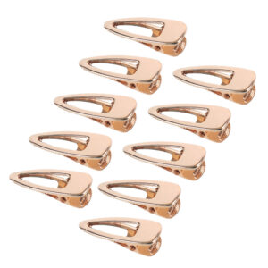 10u Hebilla Pinza KC Dorado 6cm Para Pelo Armado