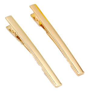 Hebilla Pinza Pelo 6cm 8cm KC Dorado Mujer Resina Artesanal