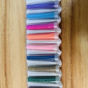 Glitter Purpurina x12 colores Uña Resina UV Epoxi