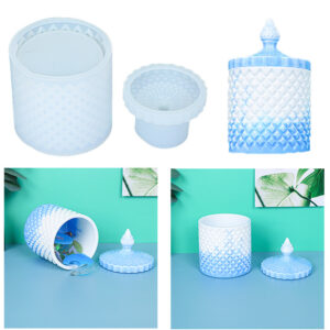 Molde Silicona Alhajero Lapicero Resina Epoxi Yeso