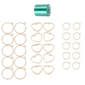 Combo x30u Bisel Dije Marco Bijou con Cinta Resina UV Epoxi