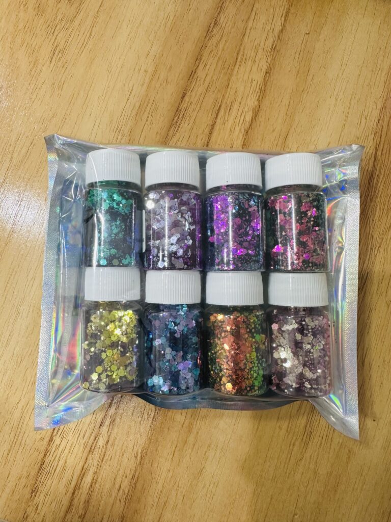 X8 Glitter Mixtos Camaleón Resina UV Epoxi