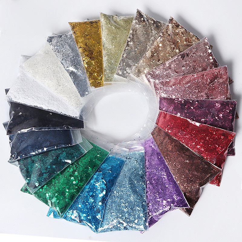 Glitter Mixtos Brillantes 50g para Resina UV Epoxi