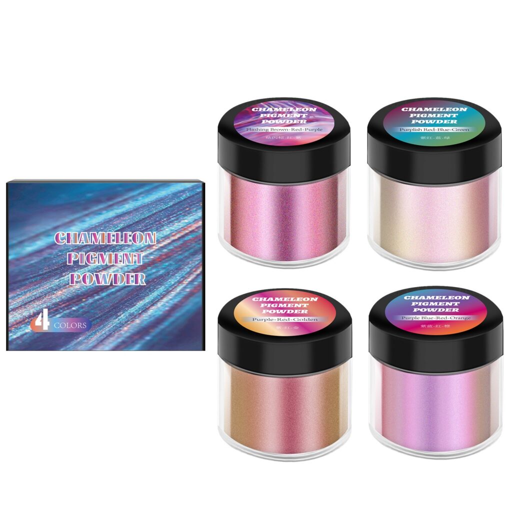 X4 Polvo Holográfico Camaleón para Uña Resina UV Epoxi